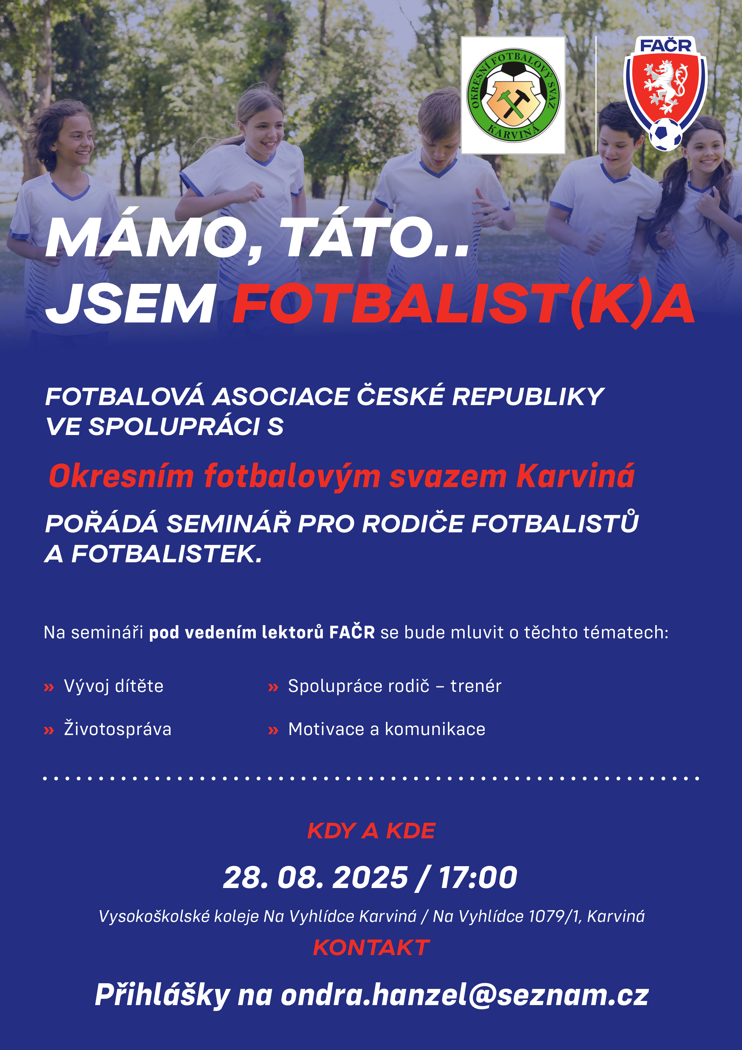 Seminář pro rodiče a děti